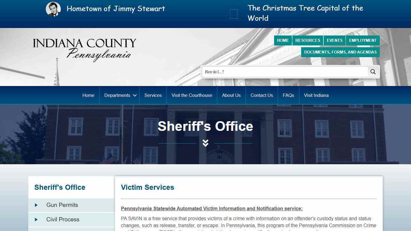 Victim Services | Sherriff's Office | Indiana County Pennsylvania